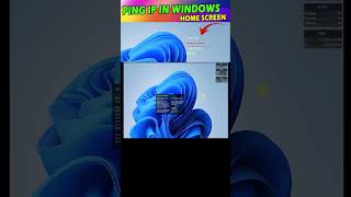 How to Create a Ping tool on Windows Home Screen windowsping foryou foryoupage [upl. by Asoj]