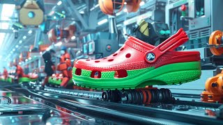 How the Worlds Most Comfortable Shoes Are Made An Inside Look at the Crocs Manufacturing Process [upl. by Gilmour]