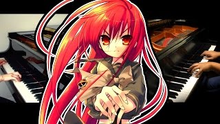 Shakugan no Shana OP1  Hishoku no Sora Piano Duet ft Fantasiex3 [upl. by Gschu]