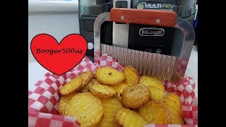 CRINKLE WAVY FRIES WANNA BE WAFFLE FRIES AIR FRYER [upl. by Stefanac]