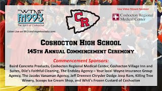 Coshocton High School  145th Annual Commencement from WTNS 993 FM [upl. by Solohcin]