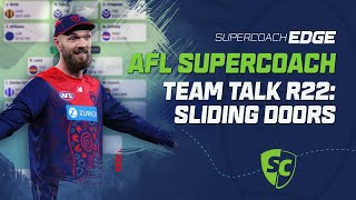 AFL SuperCoach 2024  Team Talk Round 22 Sliding Doors [upl. by Llerreg558]