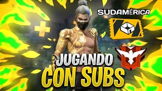 💲😜6 Horas En VIVO Jugando Free Fire ❗️ rank salas y mas 🤠❤ [upl. by Corty]