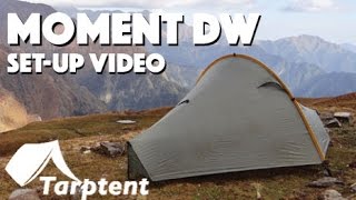 Tarptent Moment DW Setup [upl. by Llenart255]