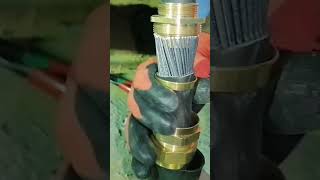 How to armoured cable gland 🧑‍🔧🧑‍🔧shorts youtubeshorts [upl. by Vernice314]