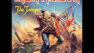 The Trooper backing track with vocals and guitar harmonies [upl. by Bathsheba]