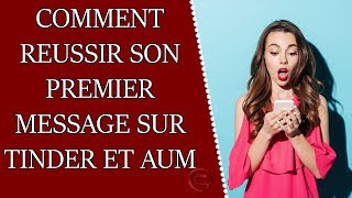 Comment réussir son premier message Tinder ou Adopteunmec [upl. by Nanahs33]