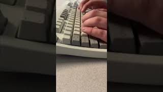 Typing on a Classic Perixx PERIBOARD 106M Keyboard asmr [upl. by Olly85]