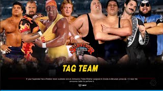 The Hulkamaniacs vs Team Andre Survivor Series 87 WWE 2K24 [upl. by Gipsy]