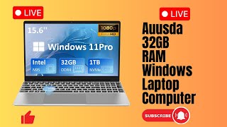 Auusda 32GB RAM Windows Laptop Computer  Realtecshop [upl. by Ennaecarg]