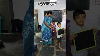 Practice Learning Apostrophe  ’  how sowjanyatlm how english youtube shorts learnenglish [upl. by Enylorac568]