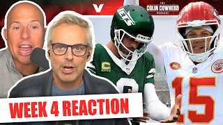 Reaction to VikingsPackers RamsBears BroncosJets EaglesBucs Chiefs 40  Colin Cowherd NFL [upl. by Malinda]