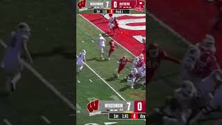 Wisconsin takes a 14 point lead vs Rutgers 🤯 [upl. by Tobye559]