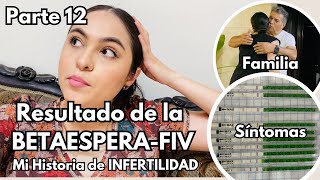 MI HISTORIA DE INFERTILIDAD  Parte 12 Resultado de la BETAESPERA y PRIMEROS SÍNTOMAS [upl. by Enyale]