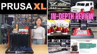 Prusa XL InDepth Review 5toolhead auto tool changer 3D printer compared to BambuLab AMS [upl. by Shererd]