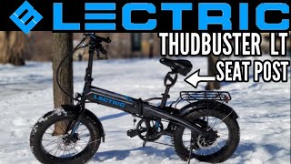 LECTRIC XP SUSPENSION SEAT POST UPGRADE LECTRIC XP CLEANING TIPS [upl. by Nilreb230]