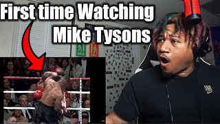 First time Watching Mike Tysons Greatest Knockouts  Reaction [upl. by Ydnarb]