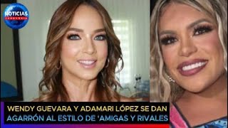 Wendy Guevara y Adamari López se dan tremendo agarrón al estilo de Amigas y rivales wendyguevara [upl. by Hairu361]