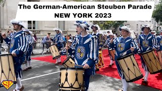 🇩🇪 The GermanAmerican Steuben Parade New York 2023 [upl. by Ernesto697]