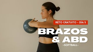 Reto día 5  Brazos amp Abd con softball  AguadoPilates [upl. by Beata]