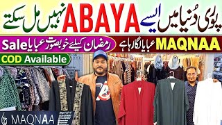 Karachi Wholesale Market  Dubai Style Abaya  Kaftan  Turkish Abaya  Designer Abaya  Maqna Abaya [upl. by Sirromad]