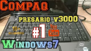 Instral Compaq Presario V3000 Core2 Memakai Windows7😉😉😉👍 [upl. by Oletta327]