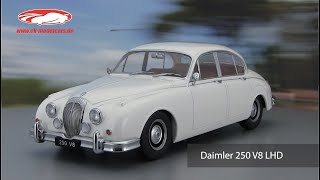 ckmodelcarsvideo Daimler 250 V8 LHD Baujahr 1962 weiß 118 KKScale [upl. by Jeb]