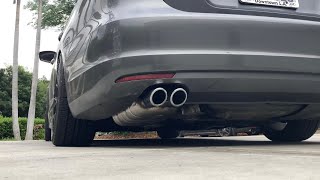 MK6 25L Jetta  GLI and Flowmaster Muffler Exhaust Mod BeforeAfter [upl. by Hafital]