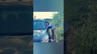 Woman Stops Moving Car to Save Fainted Driver [upl. by Ellenig465]