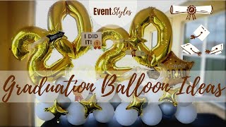 Graduation Balloon Ideas DIY Party Balloon Bouquet Tutorial [upl. by Tori]