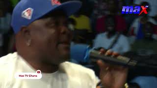 Stop smoking at the Bukom Boxing Arena  Bukom Banku advises the youth [upl. by Kcirredal967]