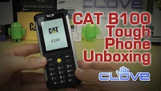 CAT B100 Tough Phone Unboxing [upl. by Grant]