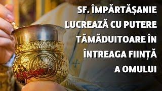 Tămăduirea patimilor prin Sf Împărtășanie – JeanClaude Larchet Terapeutica bolilor spirituale [upl. by Lapham]