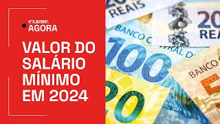 Salário mínimo 2024 cálculo mostra qual será o novo valor [upl. by Yedok523]