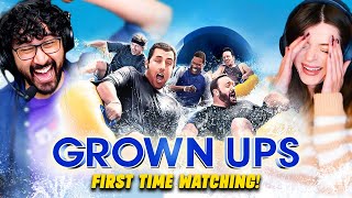 GROWN UPS 2010 MOVIE REACTION FIRST TIME WATCHING Adam Sandler  Chris Rock  Funniest Scenes [upl. by Glyn]