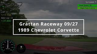 First time at Grattan Raceway C4 Corvette Track Day12897 [upl. by Zennas]