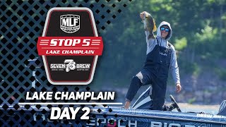 Tackle Warehouse Invitationals  Stop 5  Lake Champlain  Day 2 Highlights [upl. by Asaeret147]