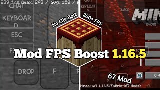 Mods FPS Boost Sodium 1165 Pojav Laucher [upl. by Amarette325]