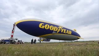 Take a look inside the Goodyear blimp [upl. by Ahsata817]