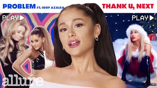 Ariana Grande Breaks Down Her Iconic Music Videos  Allure [upl. by Esyla57]