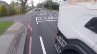 HGV vs CYCLIST  LETHAL DRIVING [upl. by Kuhn]