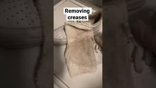 How to remove creases from leather shoes [upl. by Thurmann921]