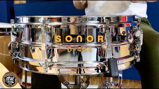 MWVintagepl  Sonor D454 Ferromanganese 14” x 5” Vintage 70s [upl. by Kcirret399]