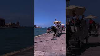 Chania old town crete creteisland travelvlog traveldestinations traveldiaries travelvlog [upl. by Ailegna]