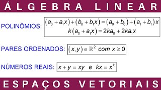 ÁLGEBRA LINEAR ⚛️ ESPAÇO VETORIAL exercícios [upl. by Abernon]