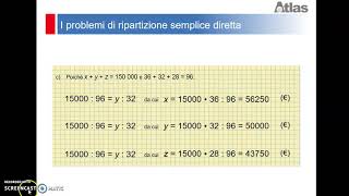 I problemi di ripartizione semplice diretta e inversa [upl. by Nylorahs]