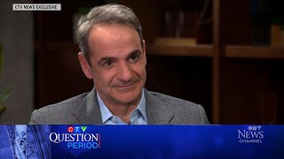 Oneonone with Greek Prime Minister Kyriakos Mitsotakis  CTV Question Period [upl. by Alfonso]