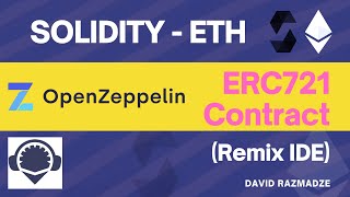 Web 3 How to Create an NFT Smart Contract using Solidity ERC721 OpenZeppelin Remix IDE [upl. by Decca]