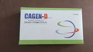 CagenD Tablet uses in urdu calcium collagenamp vitamin D3 effects and benifits bone pain [upl. by Iru]