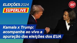 Eleições EUA  Kamala x Trump acompanhe ao vivo a apuração das eleições dos EUA [upl. by Yajnas]